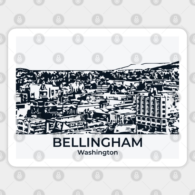 Bellingham - Washington Magnet by Lakeric